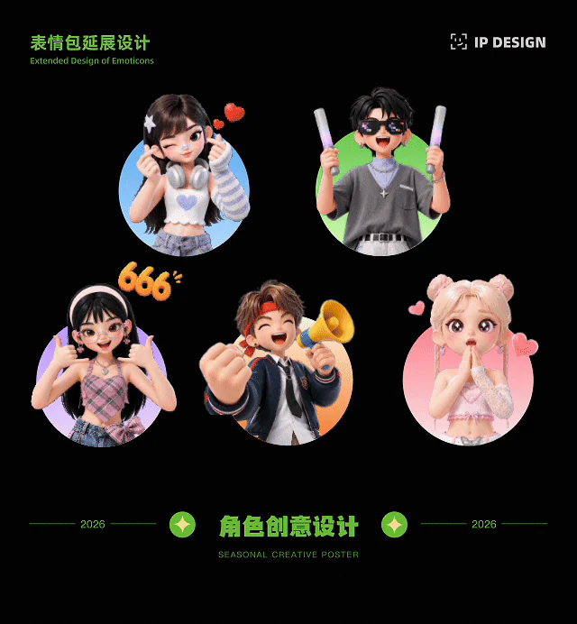 IP 角色作品展示 1